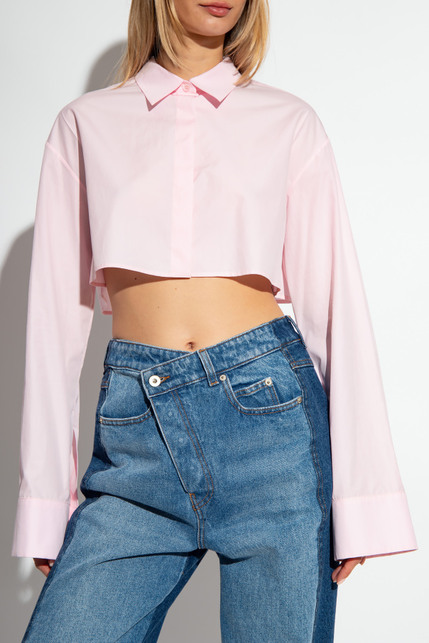 Pink Cropped shirt Loewe - SchaferandweinerShops Japan